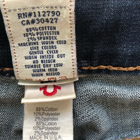 True Religion Bootcut Flare Jean SZ 27 - Picture 7 of 8